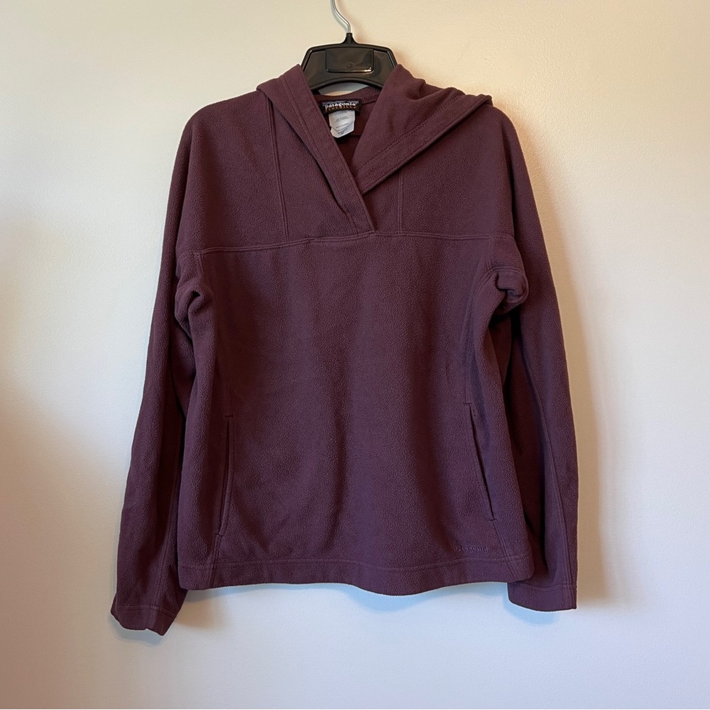 Patagonia Synchilla Purple Color Common Thread Fleece Pullover Size Medium